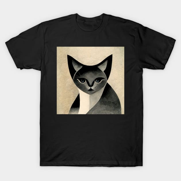 Jazz Age Cat T-Shirt by Pacific Cauldron